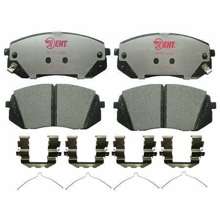 R/M BRAKES BRAKE PADS OEM OE Replacement Hybrid Technology Includes Mounting Hardware EHT1826H